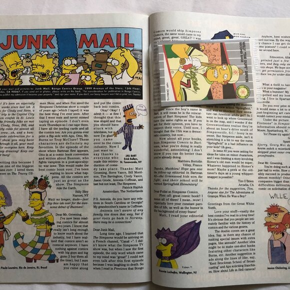 SIMPSONS COMICS -Lot of FOUR (4) Comic Books- ISSUES #1, #3, #4, & #5 - Picture 13 of 14